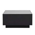 LED Coffee Table with Frosted Tempered Glass Top