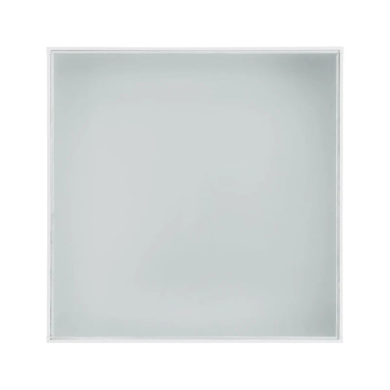 LED Coffee Table with Frosted Tempered Glass Top