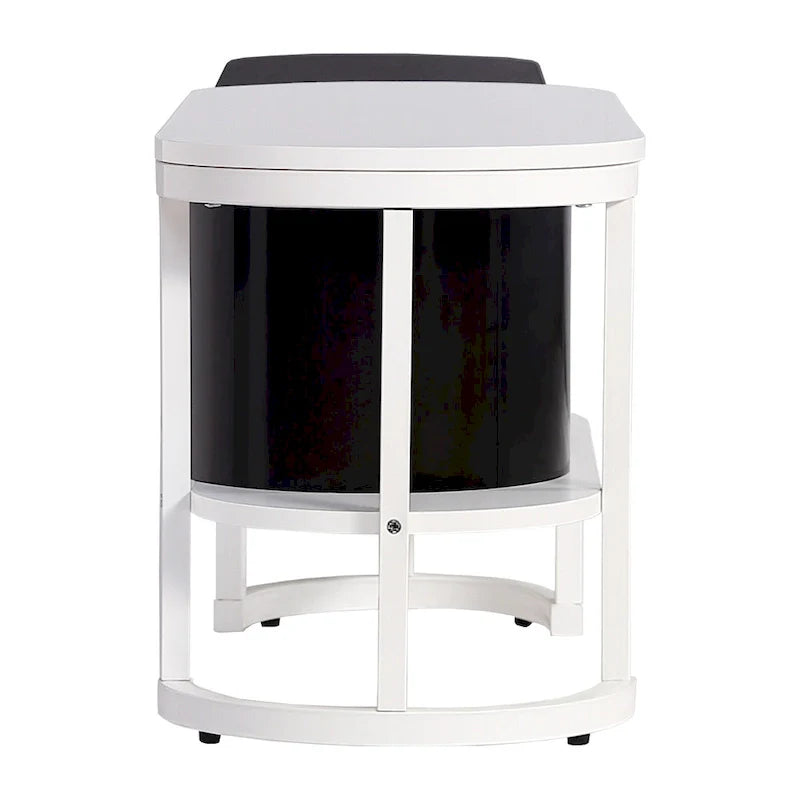 Extendable TV Stand with 3 Drawers and Metal Adjustable Legs (Fits TVs up to 75 Inches)