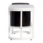 Extendable TV Stand with 3 Drawers and Metal Adjustable Legs (Fits TVs up to 75 Inches)