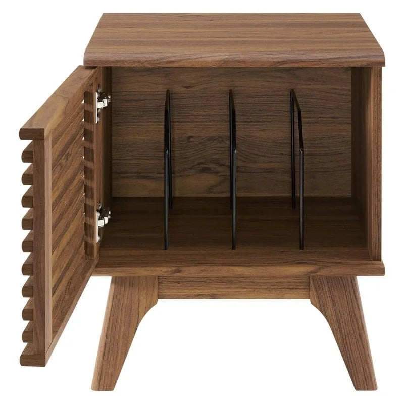 Vinyl Record Display Stand - 18.5L x 17.5W x 22H