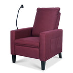 Adjustable Recliner Sofa with Cup Holder and Storage Pocket