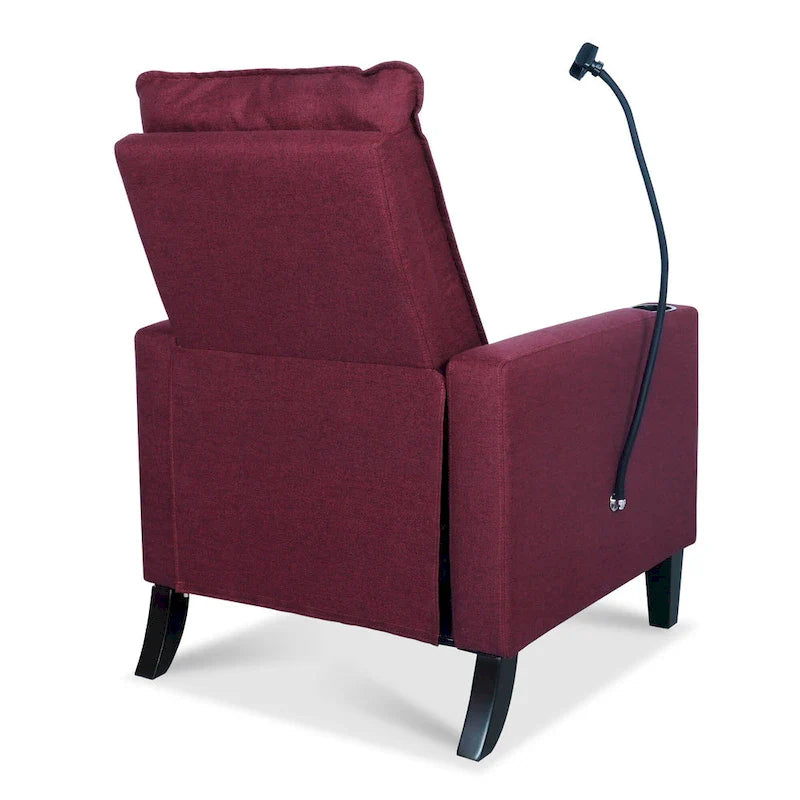 Adjustable Recliner Sofa with Cup Holder and Storage Pocket