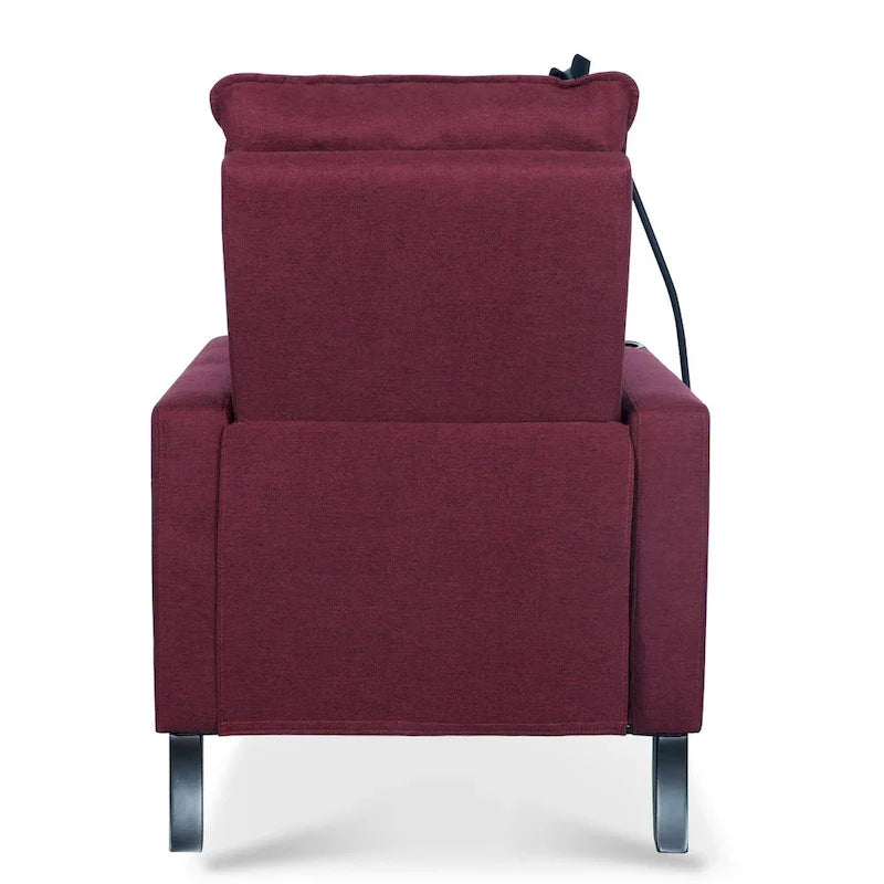 Adjustable Recliner Sofa with Cup Holder and Storage Pocket