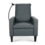 Adjustable Recliner Sofa with Cup Holder and Storage Pocket