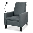 Adjustable Recliner Sofa with Cup Holder and Storage Pocket