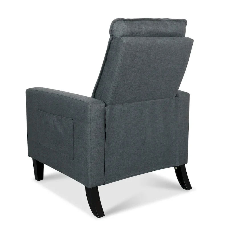 Adjustable Recliner Sofa with Cup Holder and Storage Pocket