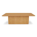 Rectangular Coffee Table with Round Corners - 55W x 36D x 17H