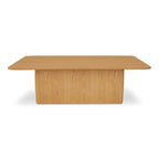 Rectangular Coffee Table with Round Corners - 55W x 36D x 17H