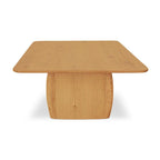 Rectangular Coffee Table with Round Corners - 55W x 36D x 17H