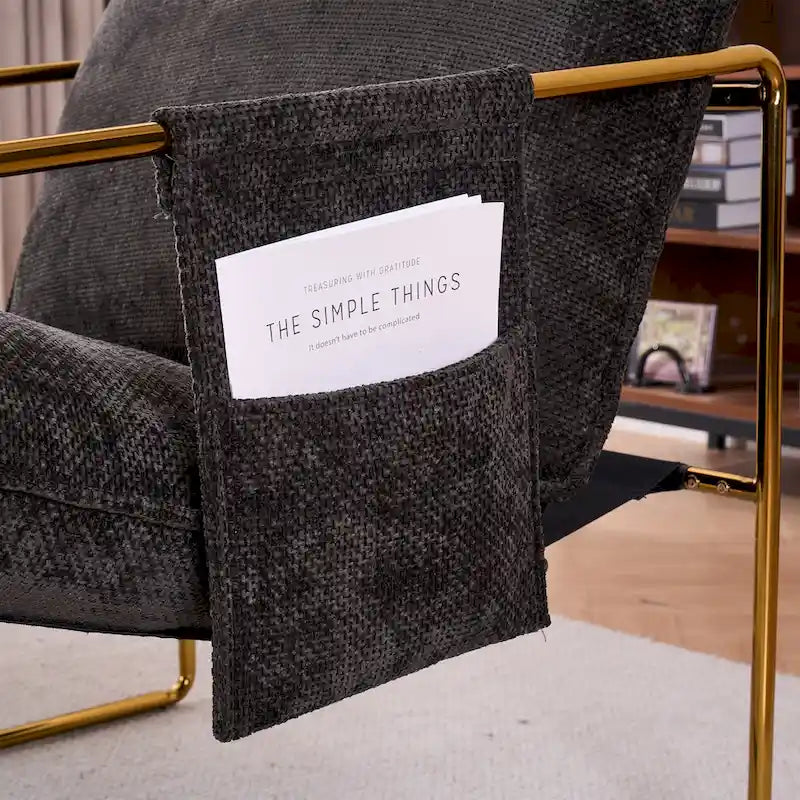 Accent Arm Chair with Metal Frame (Set of 2)