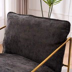 Accent Arm Chair with Metal Frame (Set of 2)