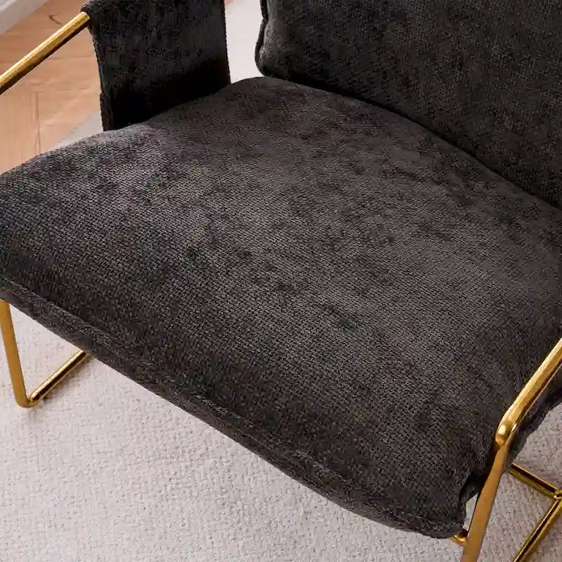 Accent Arm Chair with Metal Frame (Set of 2)