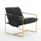 Accent Arm Chair with Metal Frame (Set of 2)