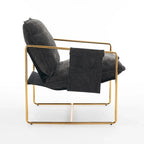 Accent Arm Chair with Metal Frame (Set of 2)