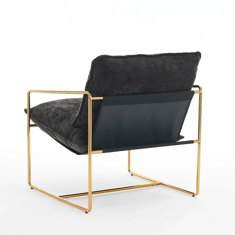 Accent Arm Chair with Metal Frame (Set of 2)