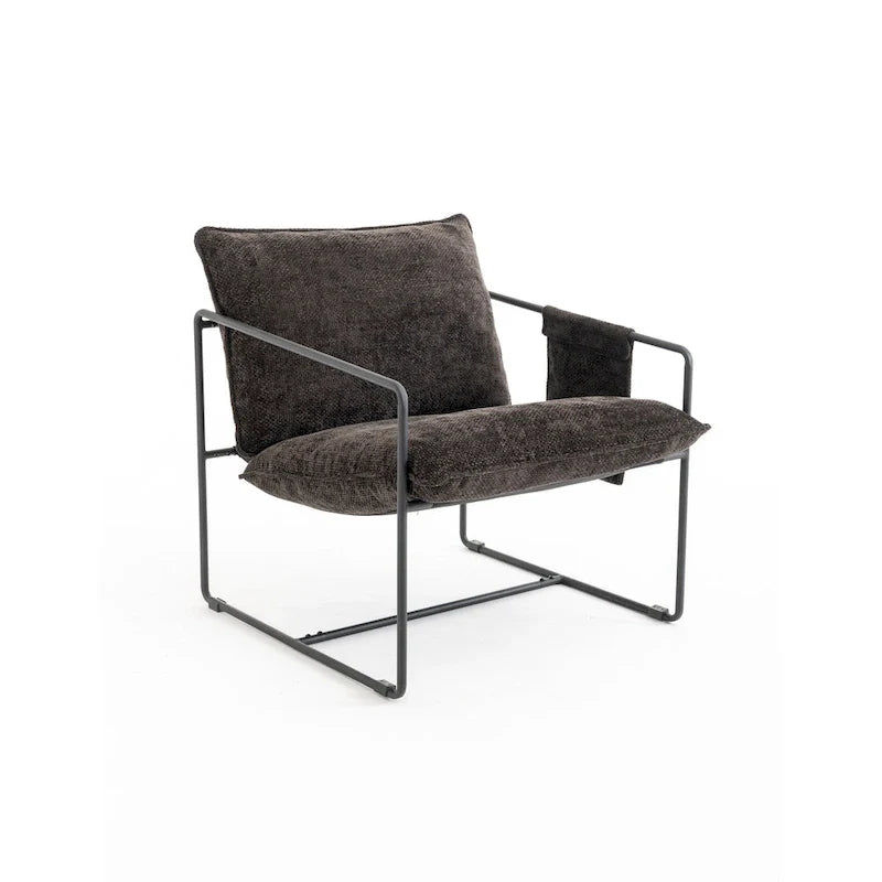 Accent Arm Chair with Metal Frame (Set of 2)