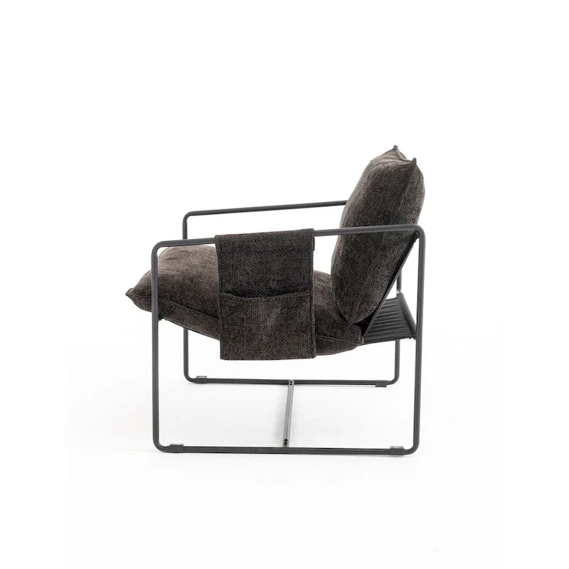 Accent Arm Chair with Metal Frame (Set of 2)