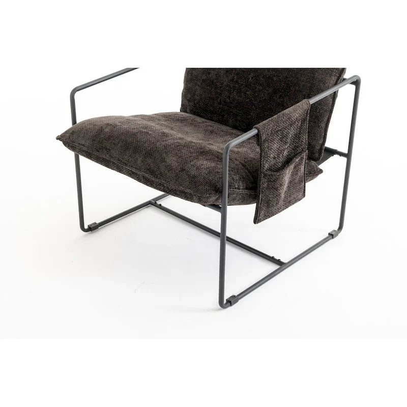 Accent Arm Chair with Metal Frame (Set of 2)