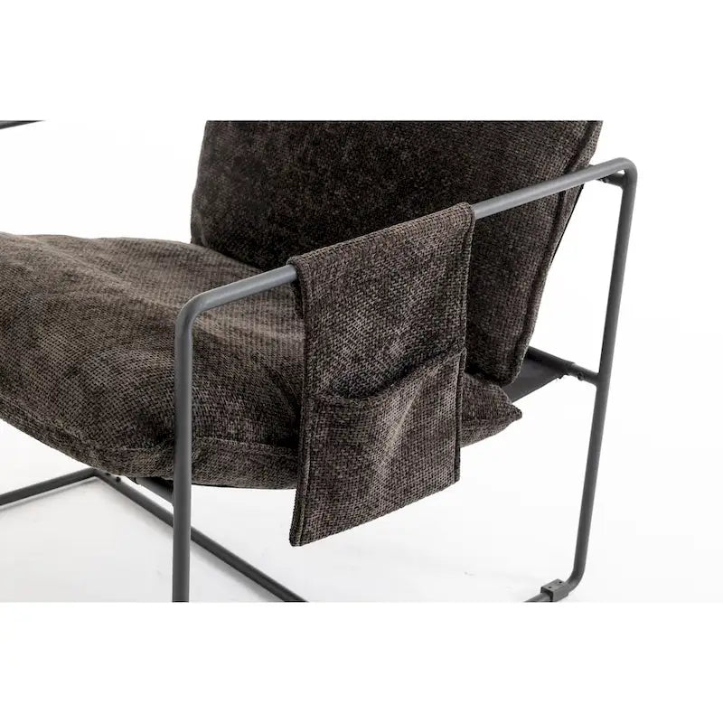 Accent Arm Chair with Metal Frame (Set of 2)
