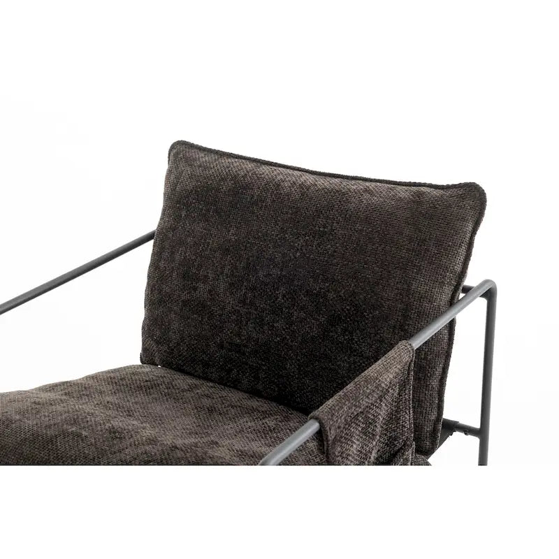 Accent Arm Chair with Metal Frame (Set of 2)
