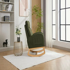 Fabric Upholstered Rocking Chair