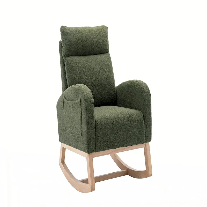 Fabric Upholstered Rocking Chair