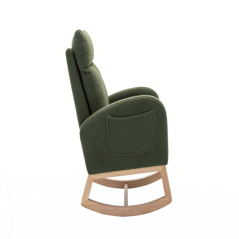 Fabric Upholstered Rocking Chair