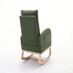 Fabric Upholstered Rocking Chair