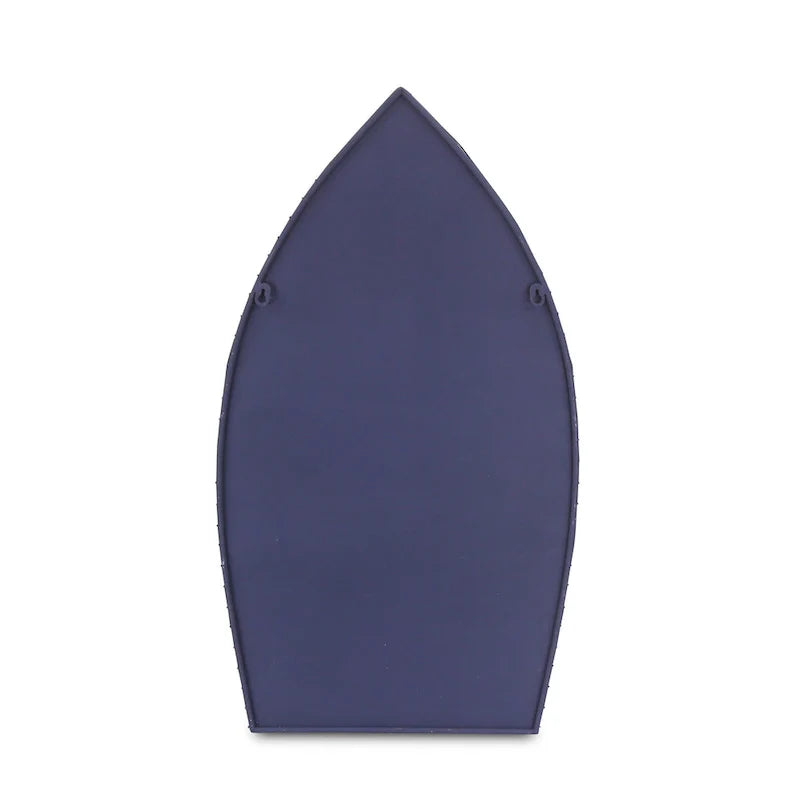 30.25 Blue Rowboat 3-Tier Wall Shelf