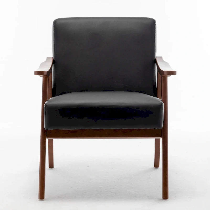 26.37 Wide Faux Leather Accent Chair