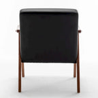 26.37 Wide Faux Leather Accent Chair