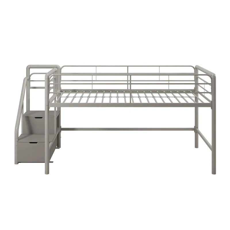 Junior Twin Loft Bed with Storage Steps