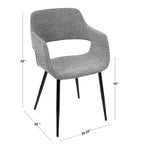 Mid-Century Modern Dining Chair, Set of 2