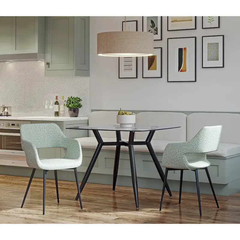Mid-Century Modern Dining Chair, Set of 2