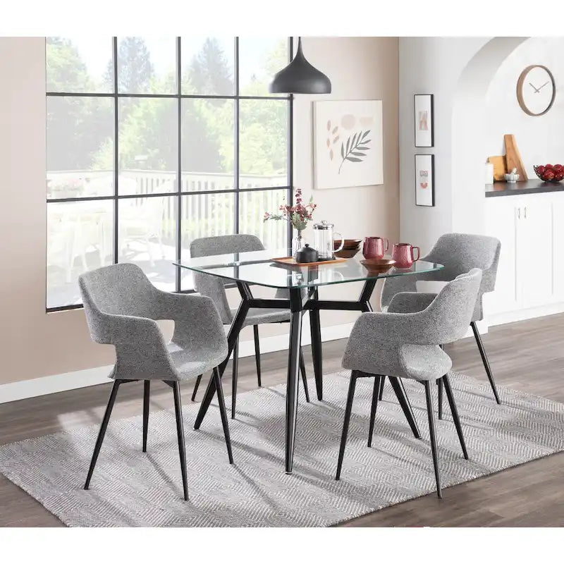 Mid-Century Modern Dining Chair, Set of 2