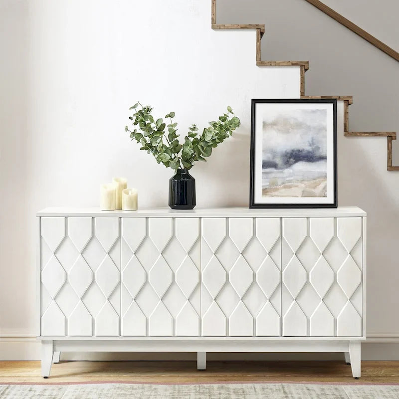 60 Mid-Century Modern Sideboard with Adjustable Shelves