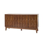 60 Mid-Century Modern Sideboard with Adjustable Shelves