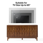 60 Mid-Century Modern Sideboard with Adjustable Shelves