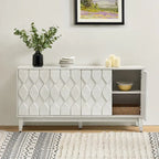 60 Mid-Century Modern Sideboard with Adjustable Shelves