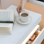 2-Drawer Nightstand with LED Lights