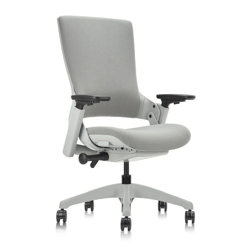 Ergonomic Height Adjustable Office Desk Chair – Grey Fabric