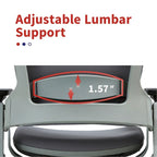 Ergonomic Height Adjustable Office Desk Chair – Grey Fabric