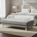 Oversized Velvet Ottoman