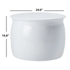 Metal Table Stool - 24W x 24D x 17H