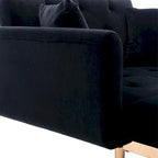 Barrel Accent Chair with Foam Padding and Velvet Upholstery