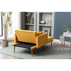 Barrel Accent Chair with Foam Padding and Velvet Upholstery