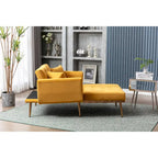Barrel Accent Chair with Foam Padding and Velvet Upholstery