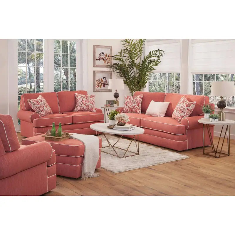 Coral Round Arm Sofa