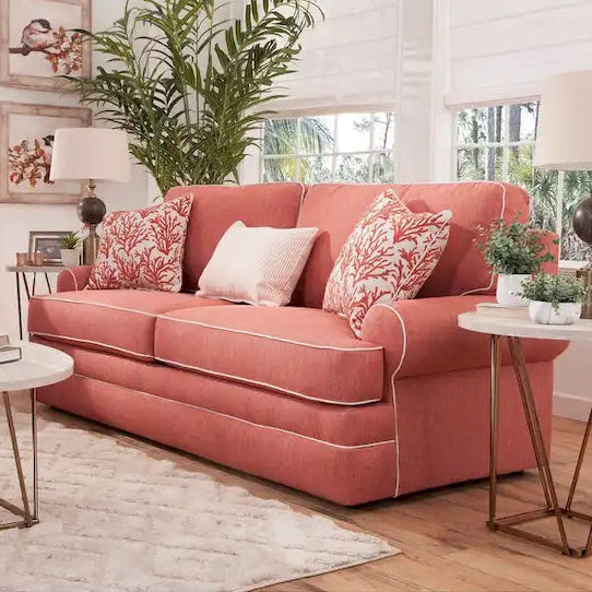 Coral Round Arm Sofa